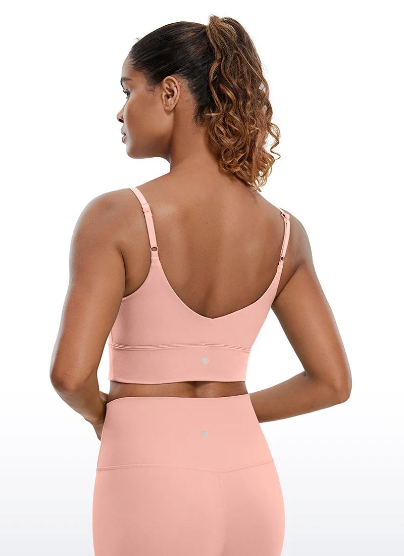 Brushed Nakedfeel Longline Adjustable Bra