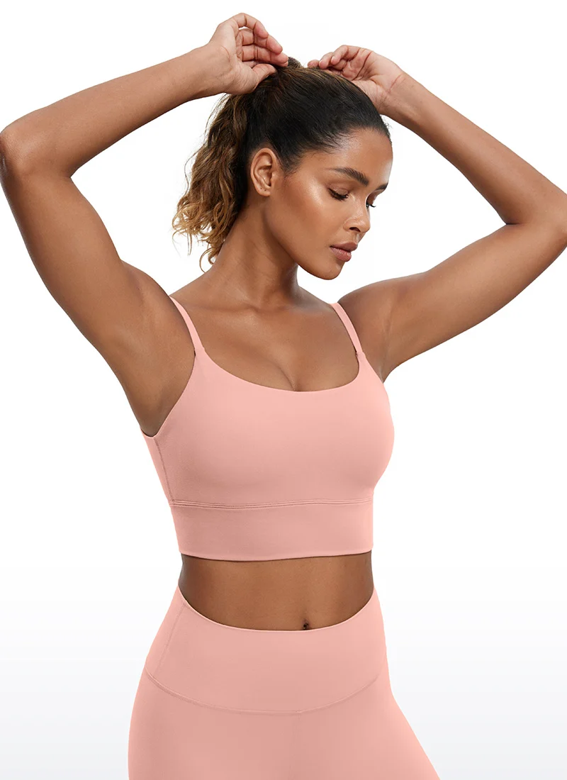 Brushed Nakedfeel Longline Adjustable Bra