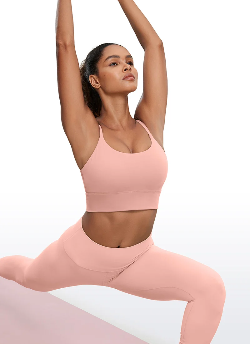 Brushed Nakedfeel Longline Adjustable Bra