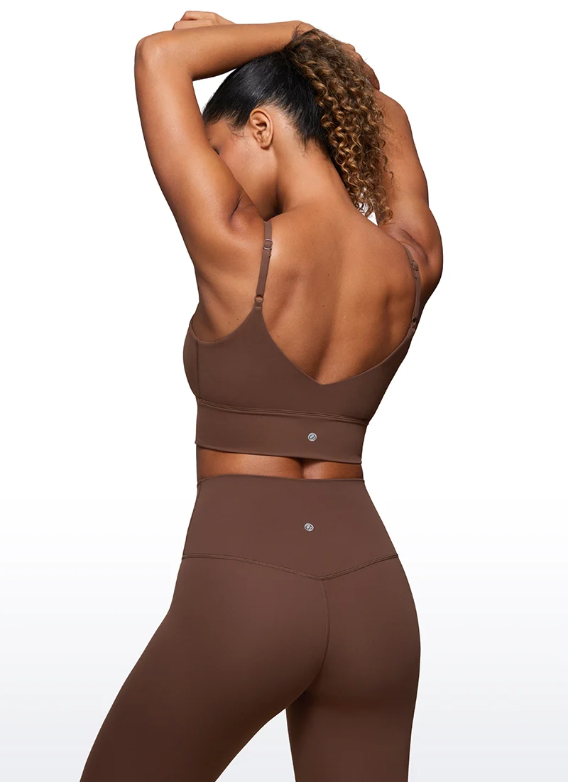 Brushed Nakedfeel Longline Adjustable Bra
