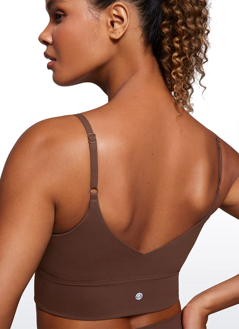 Brushed Nakedfeel Longline Adjustable Bra