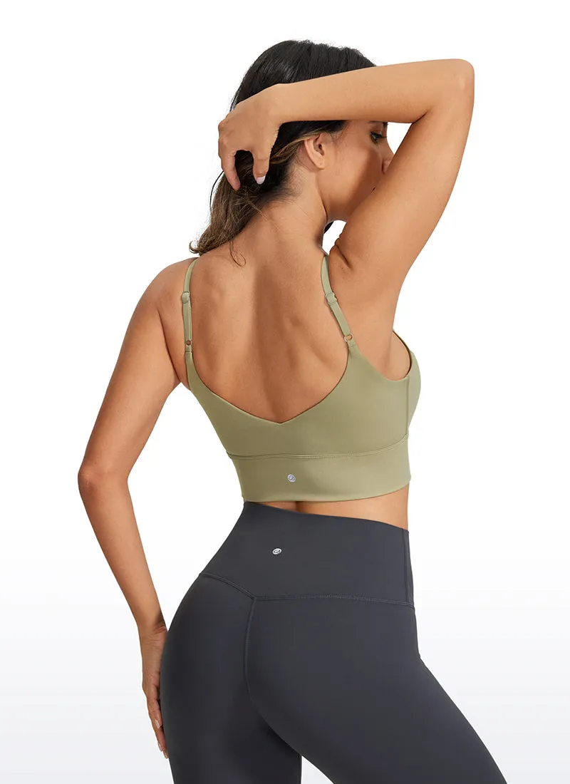 Brushed Nakedfeel Longline Adjustable Bra