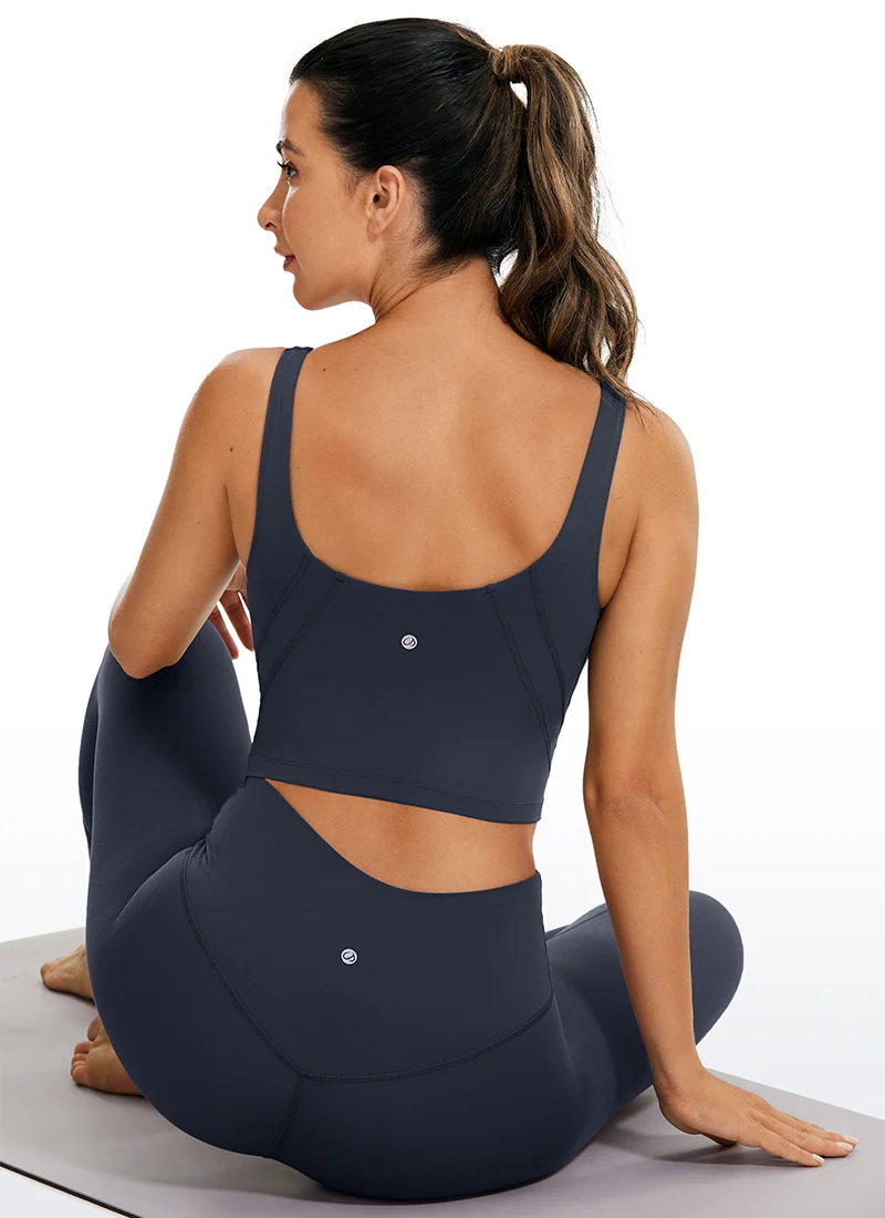 Butterluxe V Neck Built in Bra Tank