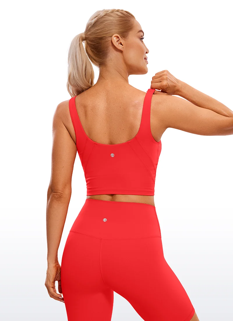 Butterluxe V Neck Built in Bra Tank