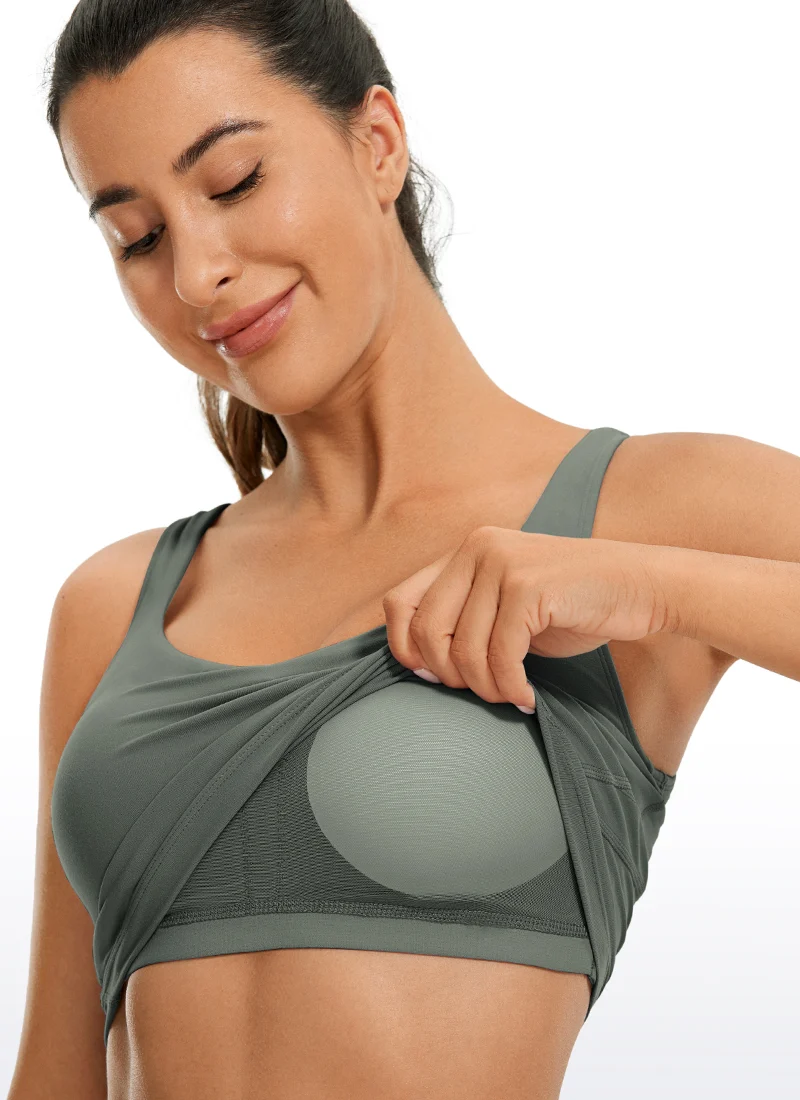 Butterluxe V Neck Built in Bra Tank