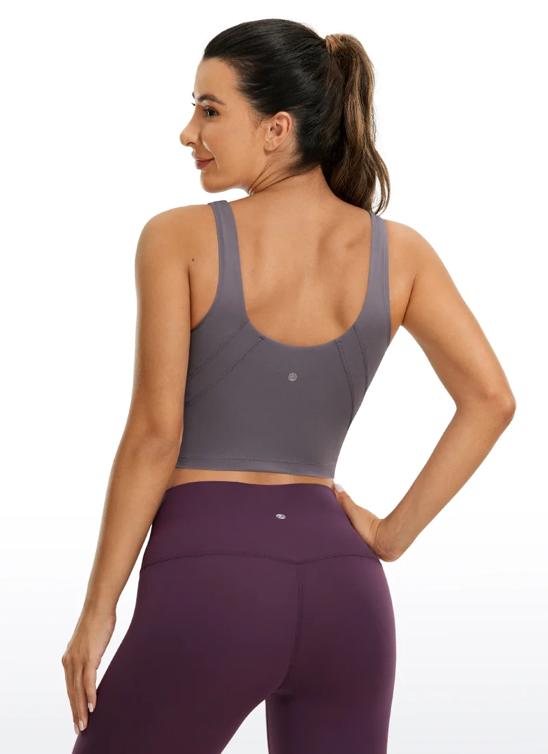 Butterluxe V Neck Built in Bra Tank