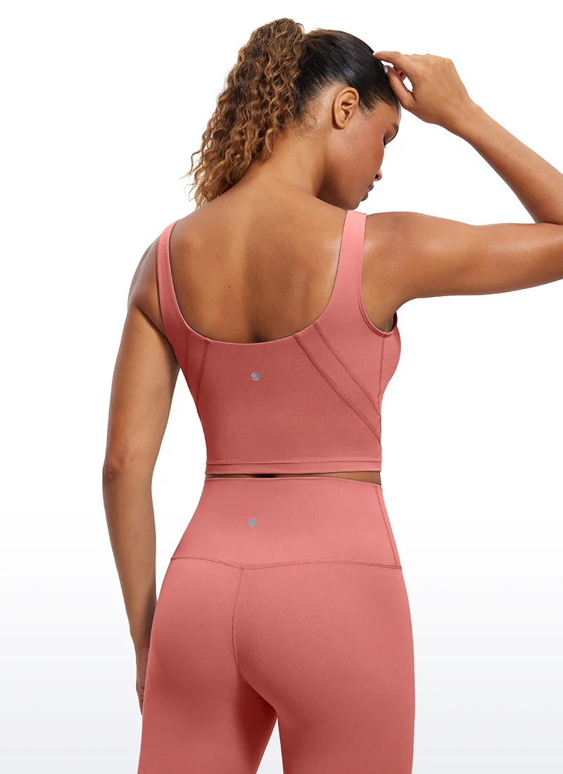 Butterluxe V Neck Built in Bra Tank