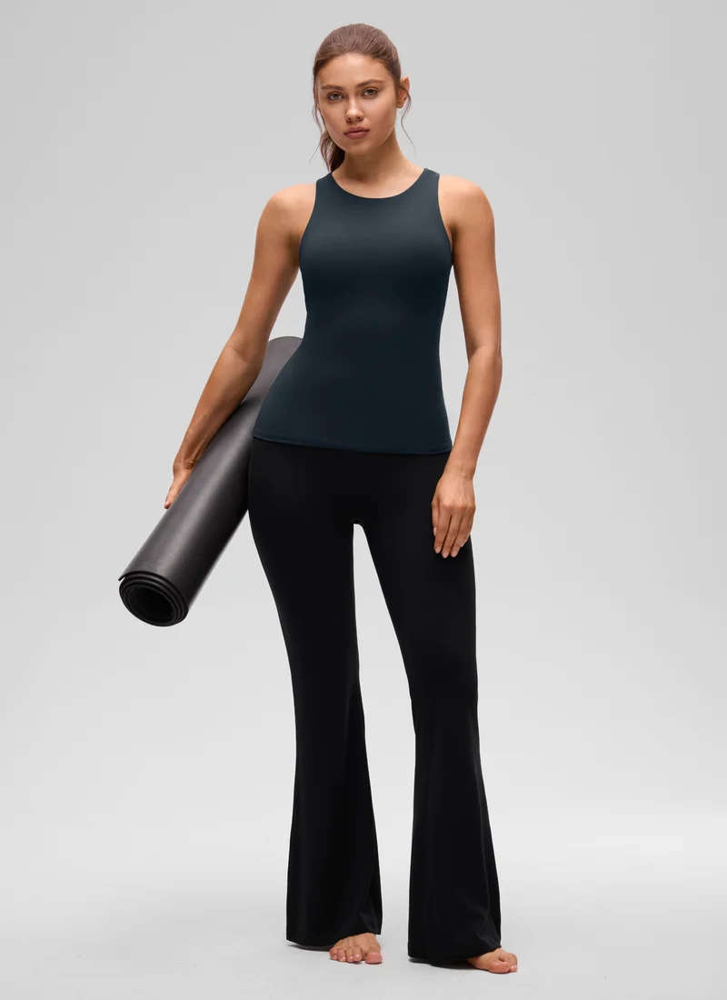 Butterluxe Built in Bra Scoop Neck Tank