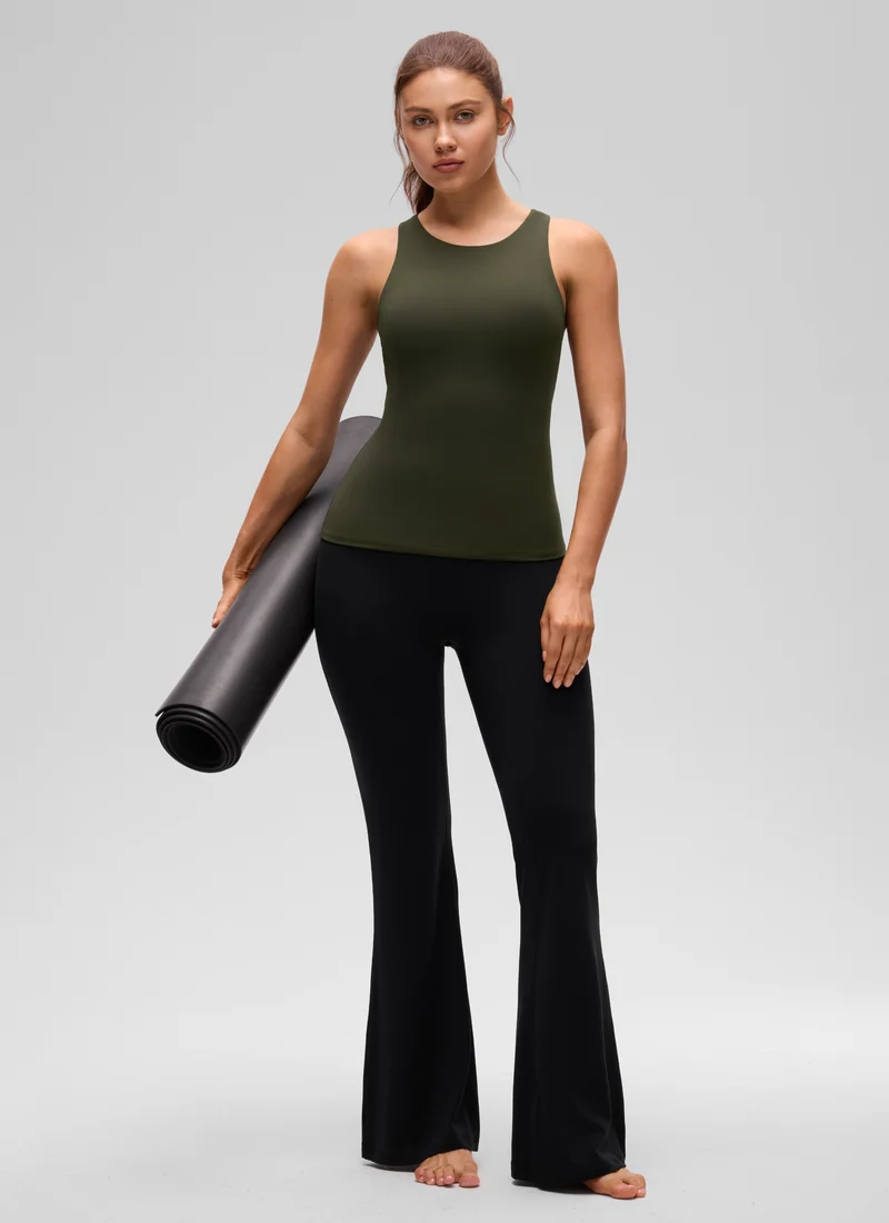 Butterluxe Built in Bra Scoop Neck Tank