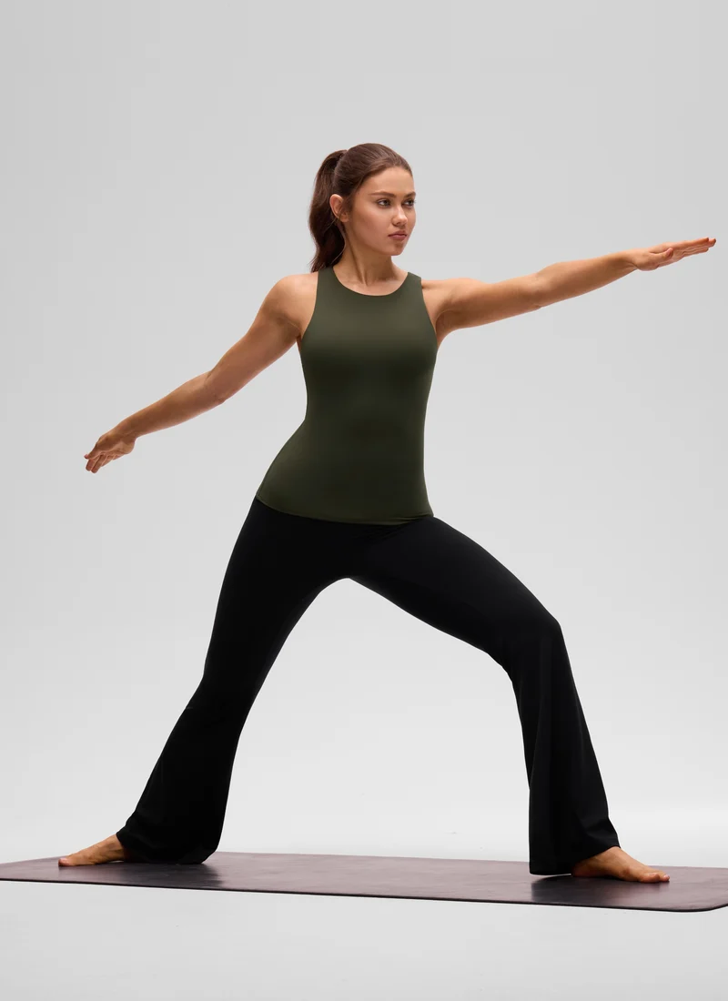 Butterluxe Built in Bra Scoop Neck Tank