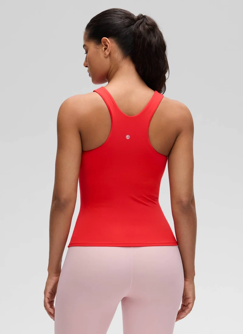 Butterluxe Built in Bra Scoop Neck Tank