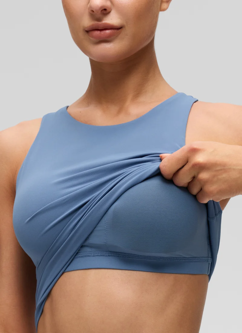 Butterluxe Built in Bra Scoop Neck Tank
