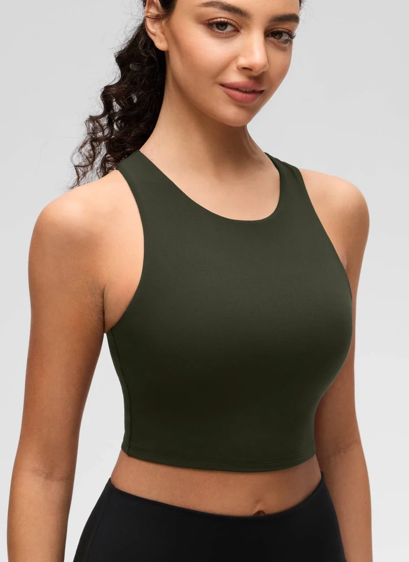 Butterluxe High Neck Built in Bra Tank