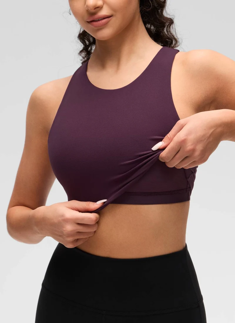 Butterluxe High Neck Built in Bra Tank