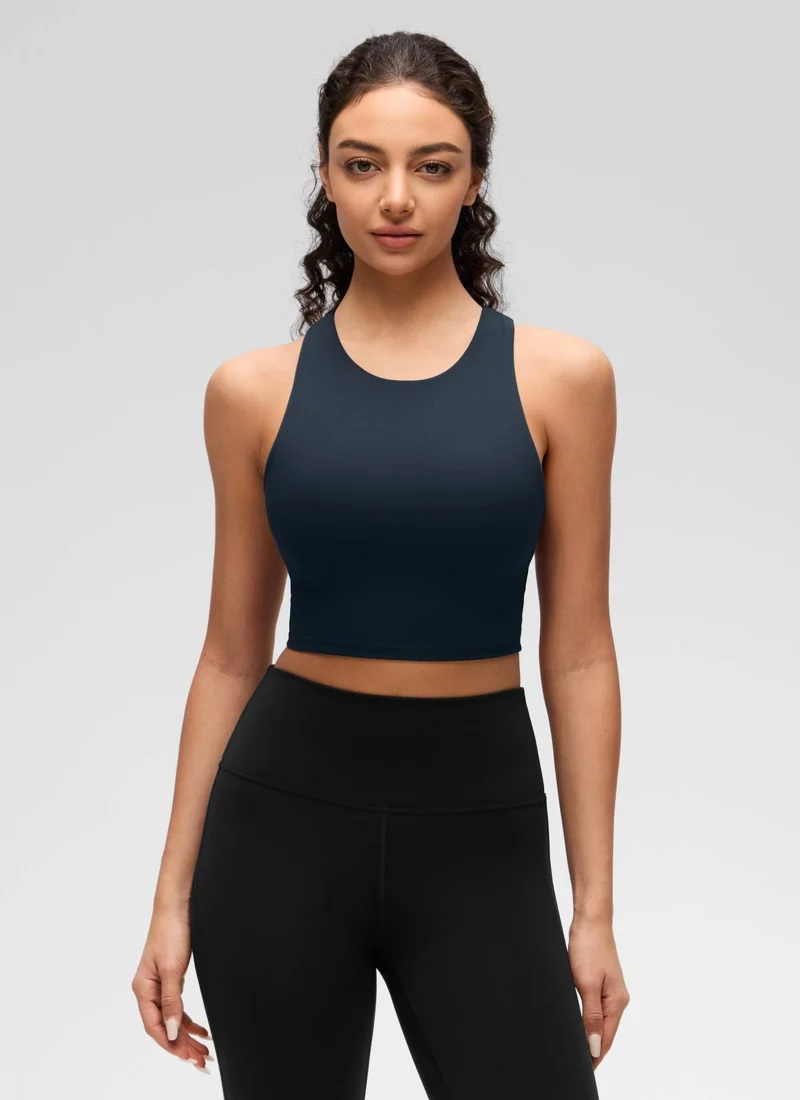 Butterluxe High Neck Built in Bra Tank