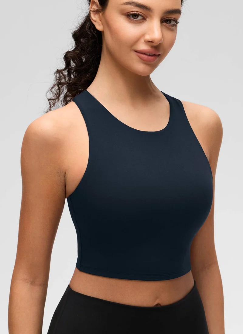 Butterluxe High Neck Built in Bra Tank