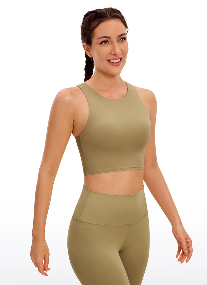 Butterluxe High Neck Built in Bra Tank