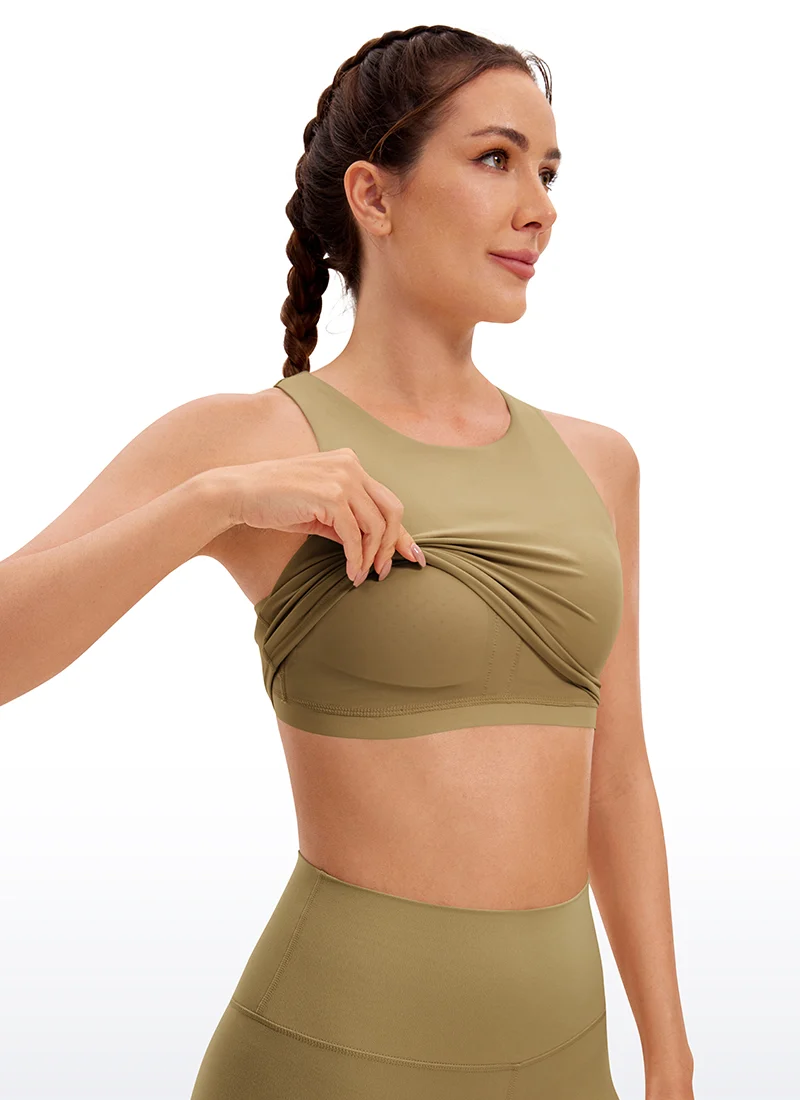 Butterluxe High Neck Built in Bra Tank