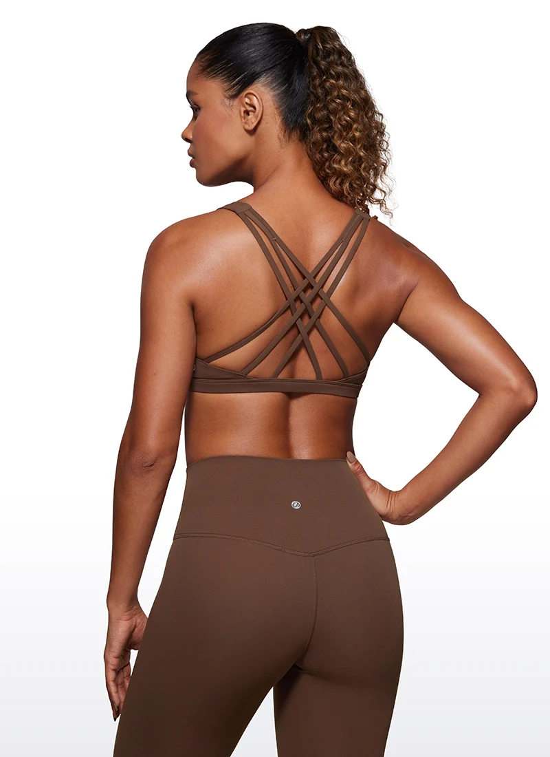 Brushed Nakedfeel Bra Criss Cross Back