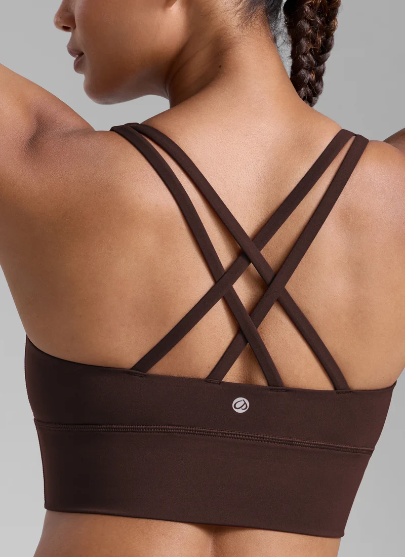 Nakedfeel Longline Criss Cross Back Bra