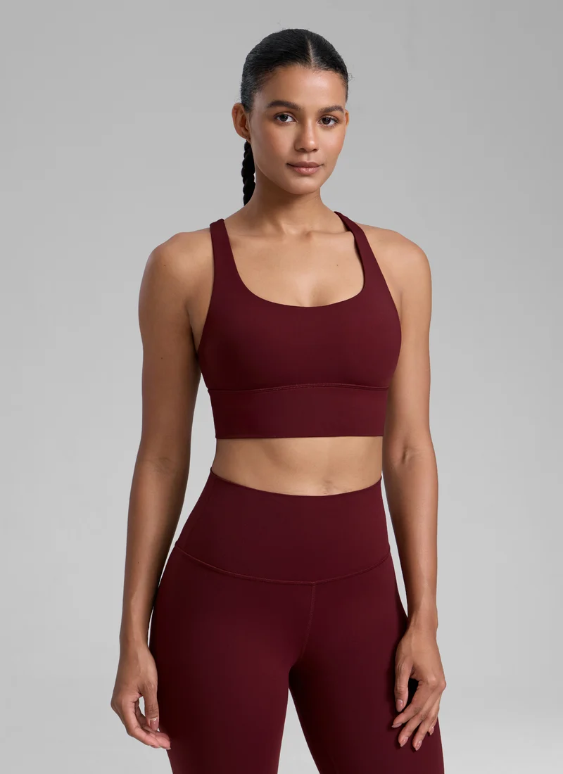 Nakedfeel Longline Criss Cross Back Bra