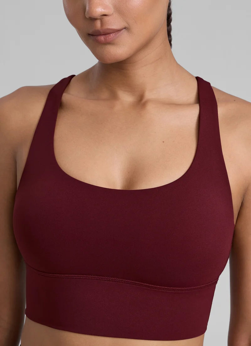 Nakedfeel Longline Criss Cross Back Bra