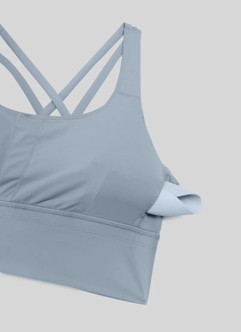 Nakedfeel Longline Criss Cross Back Bra