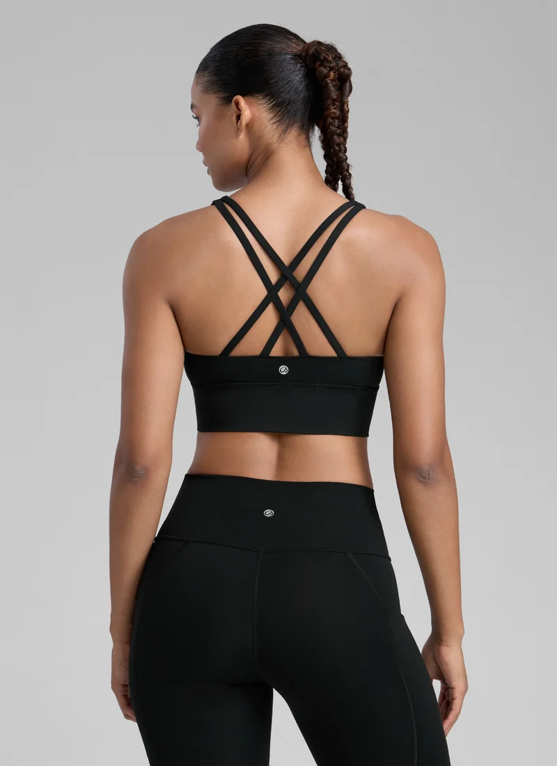 Nakedfeel Longline Criss Cross Back Bra