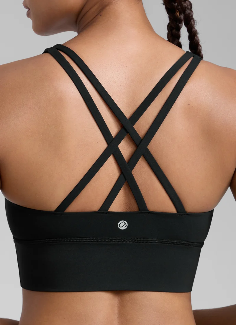 Nakedfeel Longline Criss Cross Back Bra