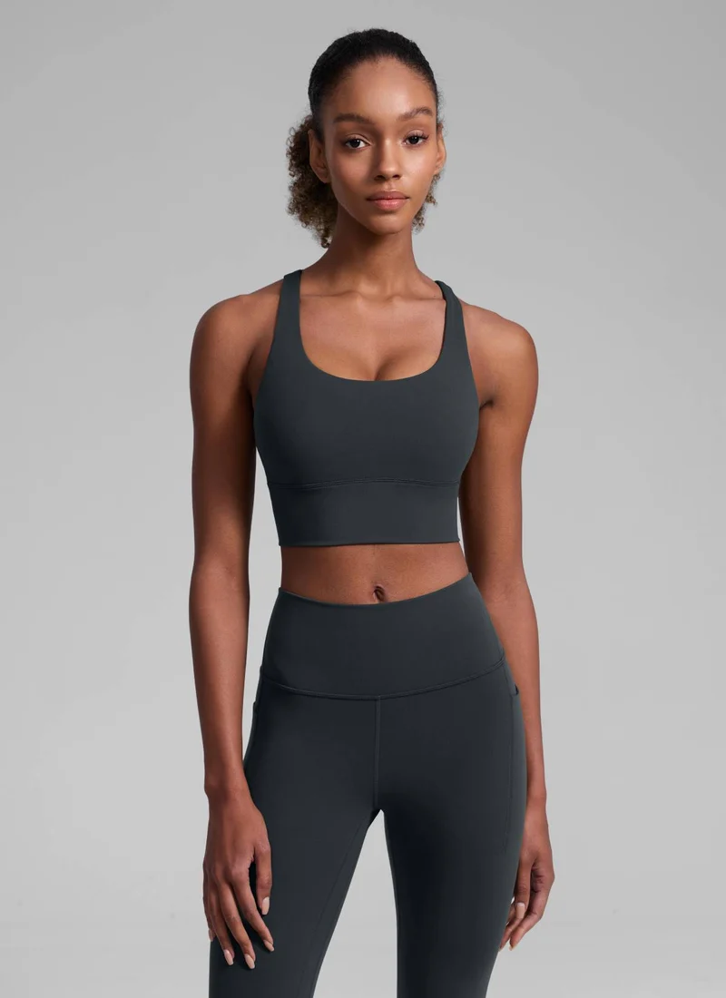Nakedfeel Longline Criss Cross Back Bra