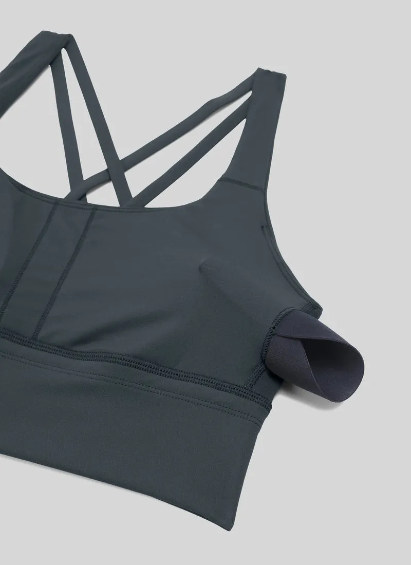 Nakedfeel Longline Criss Cross Back Bra
