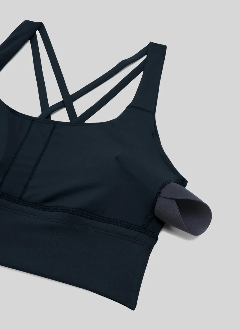 Nakedfeel Longline Criss Cross Back Bra