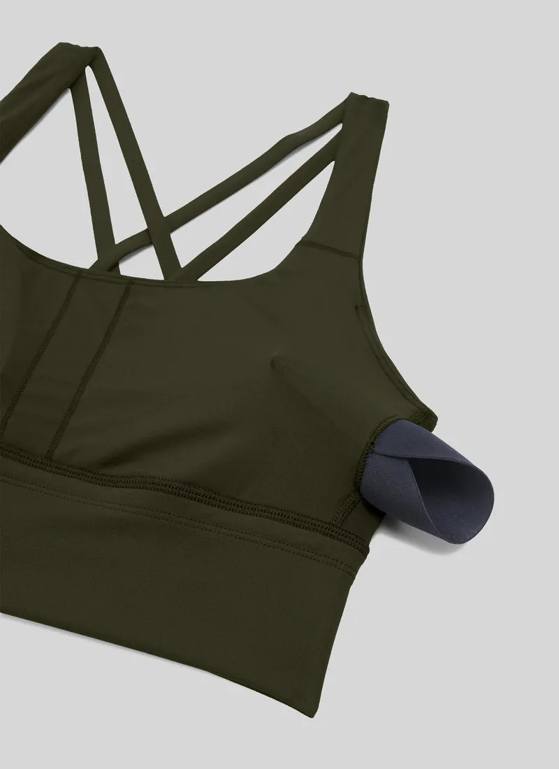 Nakedfeel Longline Criss Cross Back Bra