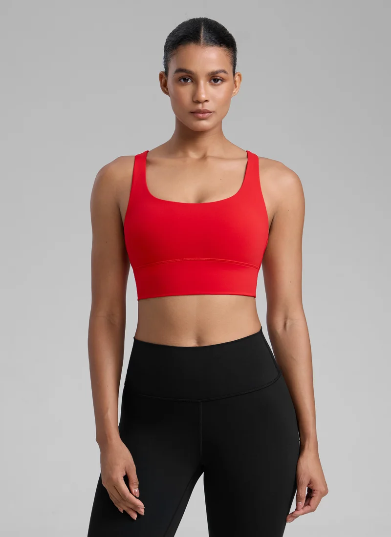 Nakedfeel Longline Criss Cross Back Bra