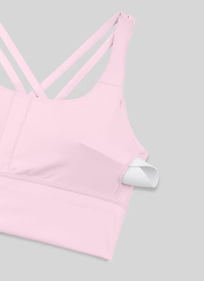 Nakedfeel Longline Criss Cross Back Bra
