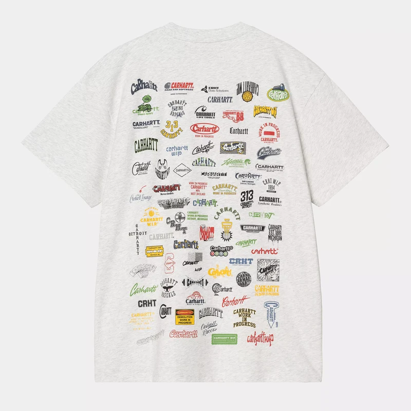 S/S Logo T-Shirt Ash Heather