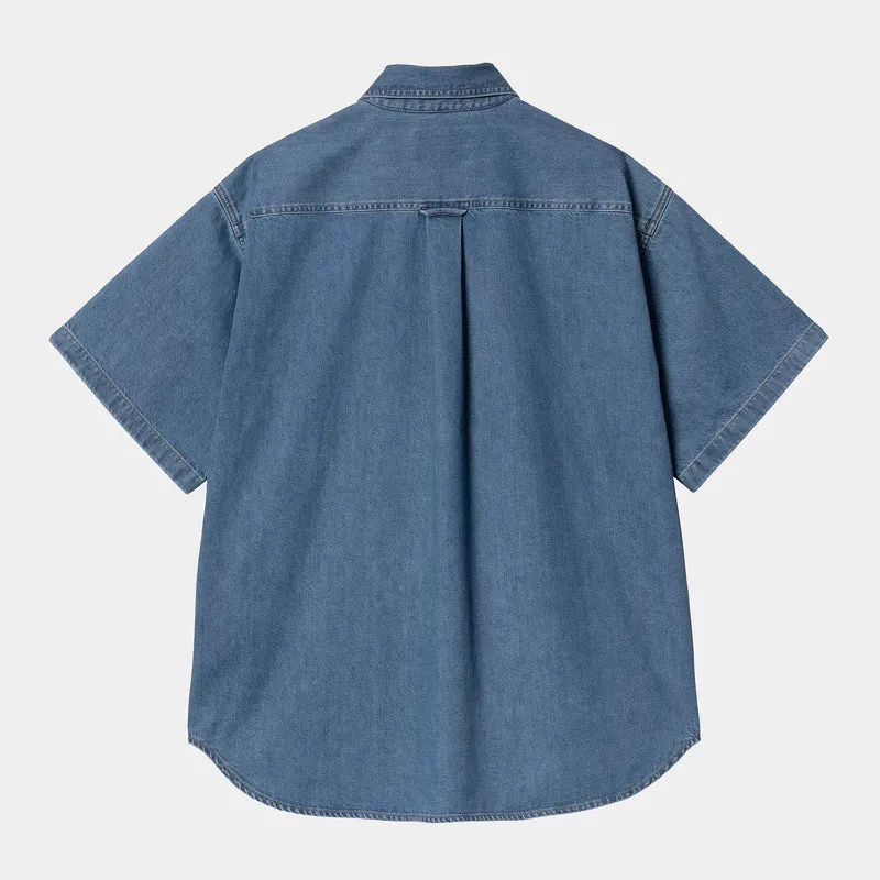 S/S Lucas Shirt Blue Stone