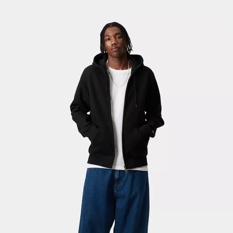 Hooded Chase Jacket Black