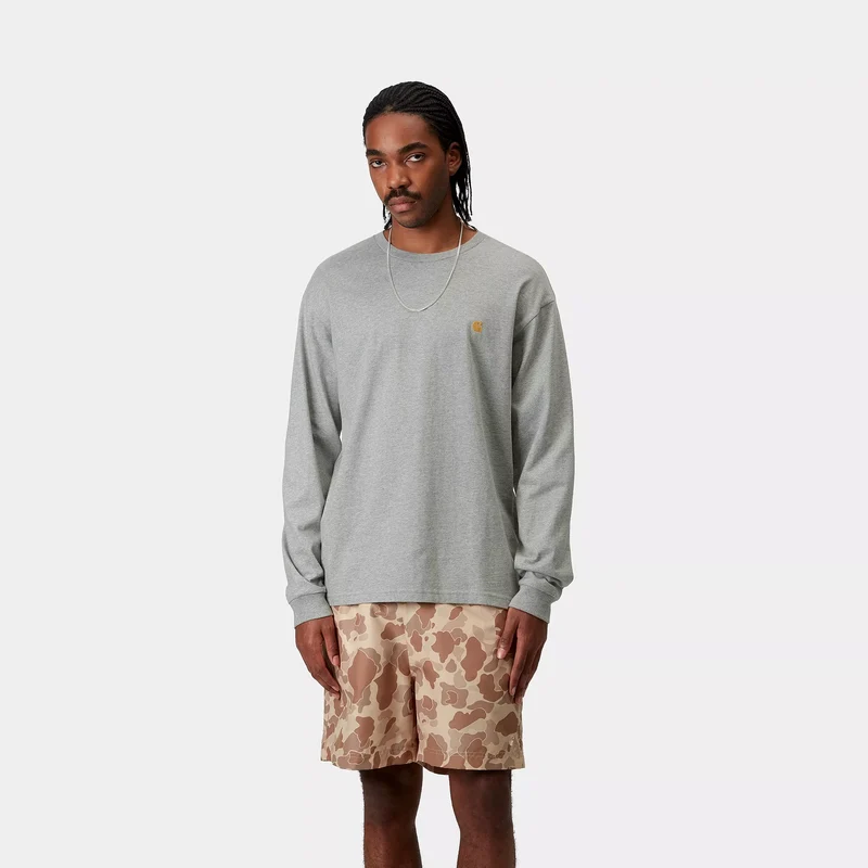 L/S Chase T-Shirt Grey Heather