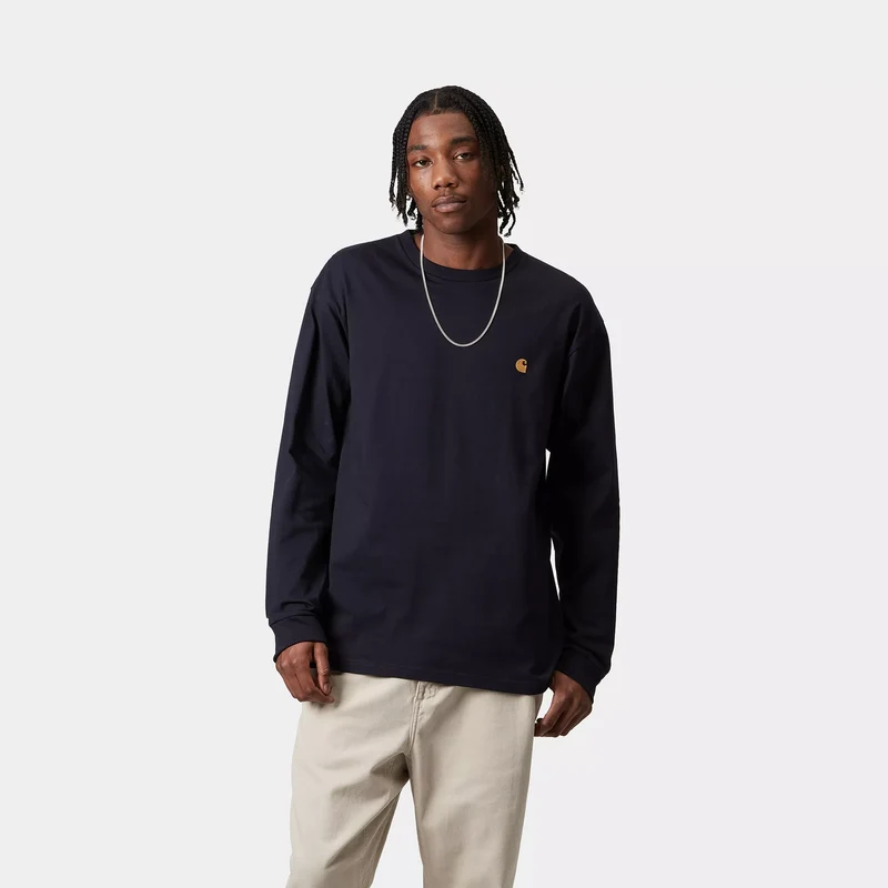 L/S Chase T-Shirt Dark Navy