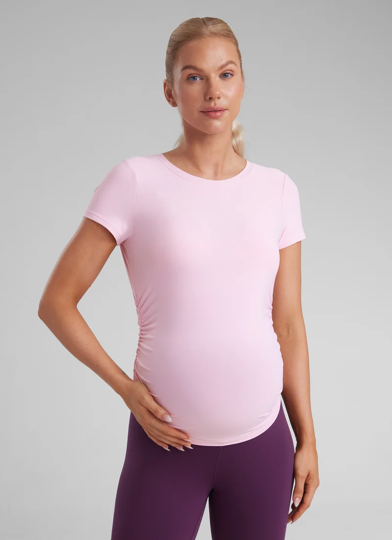 Cloudweight Maternity Ruched Short Sleeve
