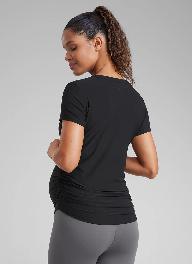 Cloudweight Maternity Ruched Short Sleeve