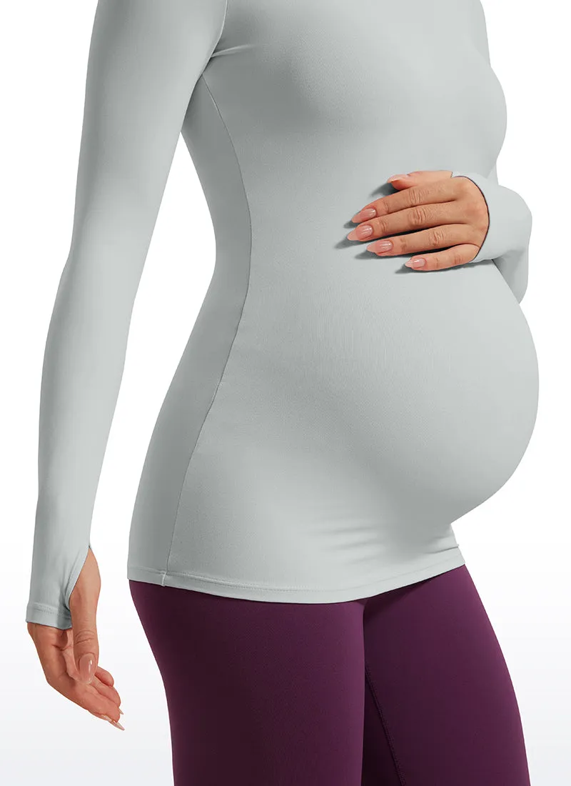 Butterluxe Maternity Crewneck Long Sleeve