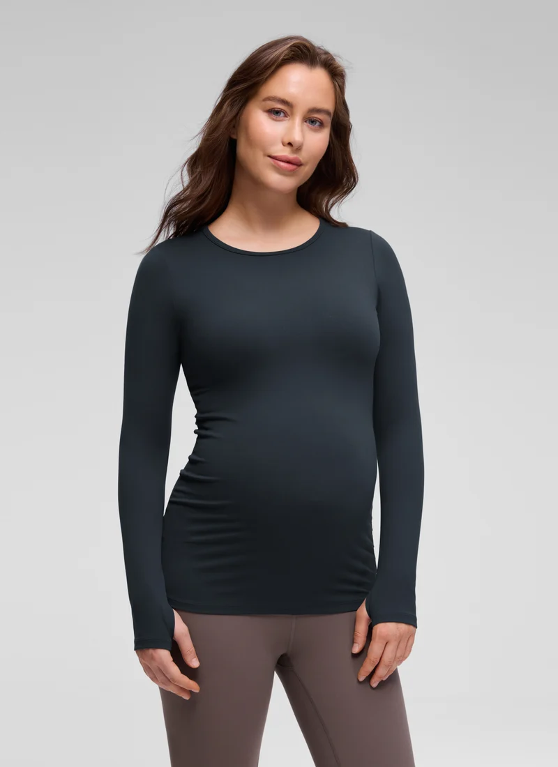 Butterluxe Maternity Crewneck Long Sleeve