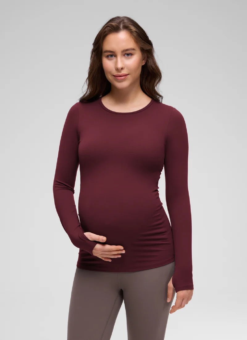 Butterluxe Maternity Crewneck Long Sleeve