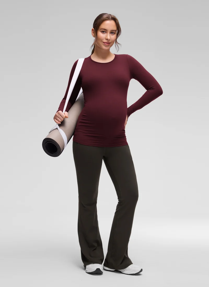 Butterluxe Maternity Crewneck Long Sleeve