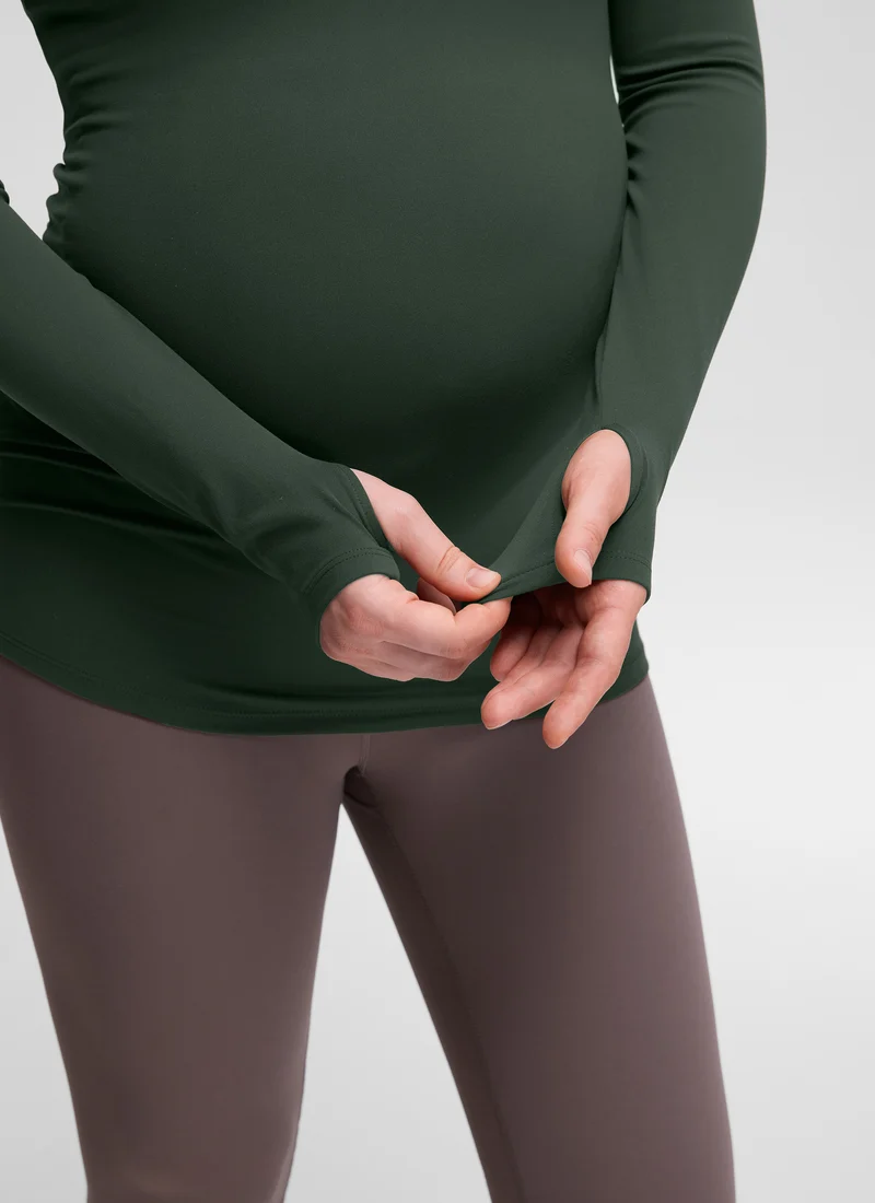 Butterluxe Maternity Crewneck Long Sleeve