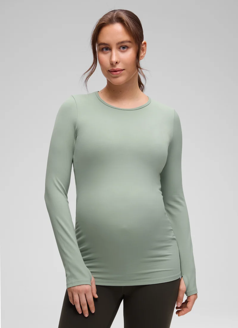 Butterluxe Maternity Crewneck Long Sleeve