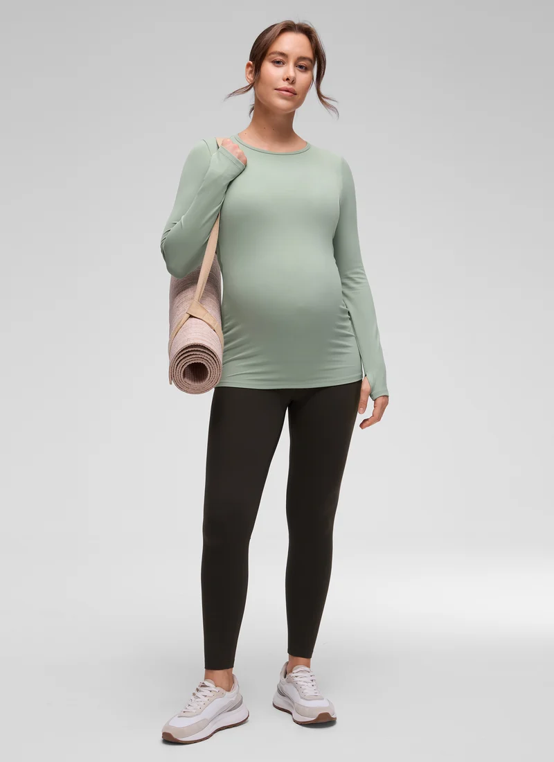 Butterluxe Maternity Crewneck Long Sleeve