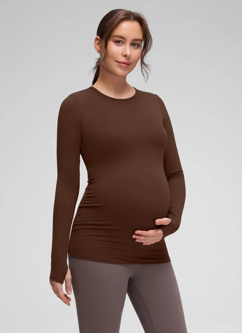 Butterluxe Maternity Crewneck Long Sleeve